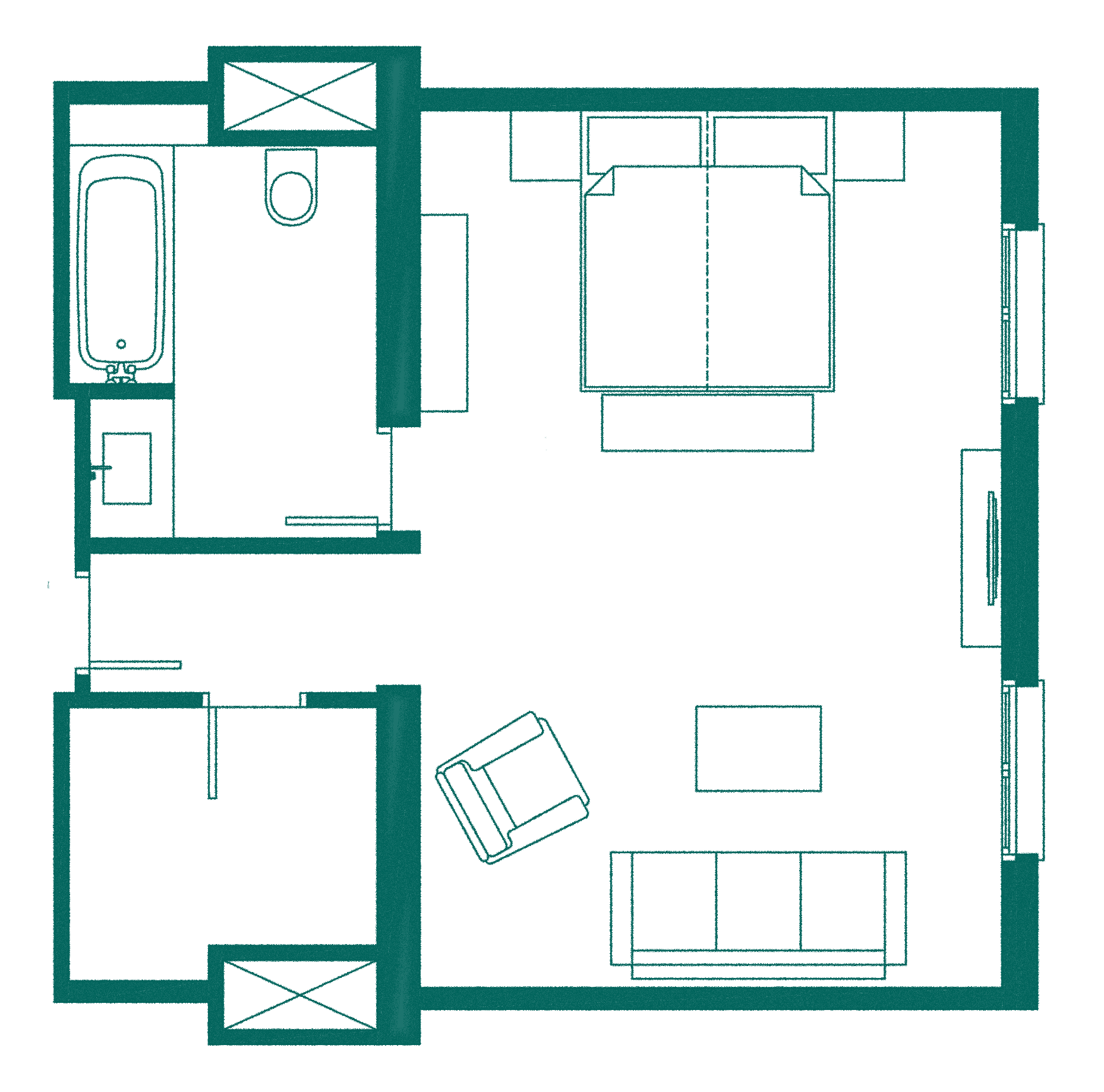 Esplendido-425 Large Garden View